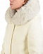 Белое пальто с меховой отделкой Woolrich | Фото 8