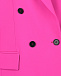 Двубортный жакет цвета фуксии MSGM | Фото 3