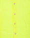 Льняная рубашка с длинными рукавами, желтая Saint Barth | Фото 3