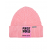 Розовая шапка с патчем &quot;Perfect world&quot; Il Trenino | Фото 1