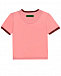 Розовая футболка с выишивкой пайетками Dolce&Gabbana | Фото 3