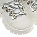 Белые высокие кроссовки с мехом Florens | Фото 7