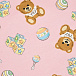 Розовое одеяло с принтом &quot;мишки и игрушки&quot;, 40x80 см Moschino | Фото 6