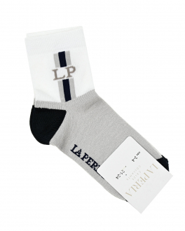 Белые носки с логотипом La Perla Белый, арт. 43871 E72 | Фото 1