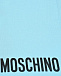 Голубые берумуды с черным лого Moschino | Фото 3