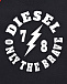 Черно-красный свитшот с логотипом Diesel | Фото 3