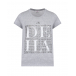 Серая футболка с логотипом Deha | Фото 1