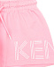 Розовые трикотажные шорты с логотипом  | Фото 3