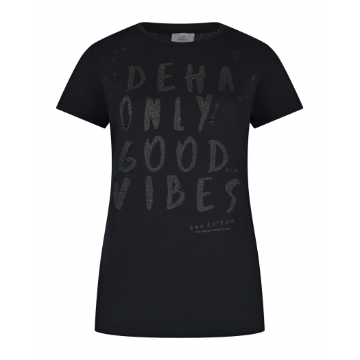 Базовая черная футболка Deha | Фото 1