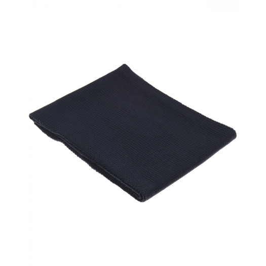 Темно-синий шарф из шерсти, 130x20 см Catya | Фото 1