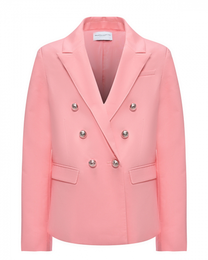 Двубортный пиджак, розовый Ermanno Scervino | Фото 1