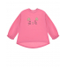 Розовая толстовка с вышивкой Sanetta Kidswear | Фото 1
