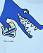 Голубой песочник с принтом &quot;крокодилы&quot;  | Фото 3