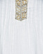 Белая блуза с декором из страз 120% Lino | Фото 6