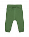 Зеленые спортивные брюки с заплатками на коленях Sanetta fiftyseven | Фото 2