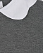 Серая толстовка с белым воротником Tre Api | Фото 3