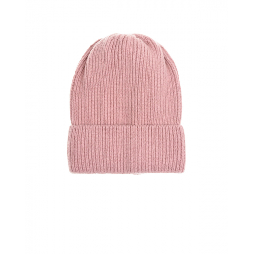 Розовая шапка из кашемира  | Фото 1