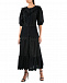 Черное платье с шитьем Dan Maralex | Фото 2