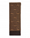 Коричневый шарф с логотипом, 120x12 см GUCCI | Фото 2