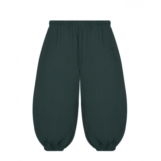 Зеленые спортивные брюки MM6 Maison Margiela | Фото 1