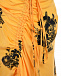 Желтое шелковое платье-миди No. 21 | Фото 7