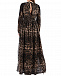 Леопардовое платье с кружевной отделкой  | Фото 3