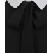 Черное платье с белым воротником и манжетами Prairie Черный, арт. 301F22320FW | Фото 5