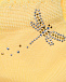 Носки со стрекозой из стразов, желтые Story Loris | Фото 2