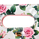 Сумка из лакированной кожи с принтом &quot;Tropical rose&quot; 26х19х13 см Dolce&Gabbana | Фото 9