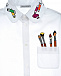 Рубашка с принтом &quot;карандаши&quot; Dolce&Gabbana | Фото 5