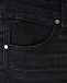 Черные джинсы с надписью &quot;Have a nice day&quot; Stella McCartney | Фото 3