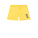 Желтые шорты с принтом &quot;медвежонок&quot; Moschino | Фото 1