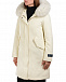 Белое пальто с меховой отделкой Woolrich | Фото 6