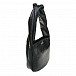 Черная сумка из кожи с широким ремнем на плечо, 23х27х7 см REE Projects | Фото 2