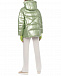 Зеленая куртка со съемными рукавами Diego M | Фото 3