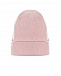 Розовая шапка с брошками Regina | Фото 2