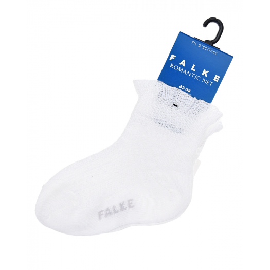 Белые носки с декором &quot;сердца&quot; Falke | Фото 1