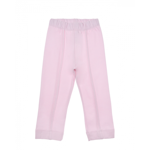 Розовые брюки со стрелками Monnalisa | Фото 1