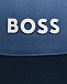 Бейсболка с белым логотипом, синяя BOSS | Фото 3