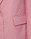 Пиджак однобортный розовый со стразами Monnalisa | Фото 5