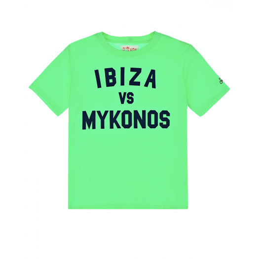 Футболка с принтом &quot;IBIZA vs Mykonos&quot; Saint Barth | Фото 1