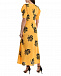 Желтое шелковое платье-миди No. 21 | Фото 4