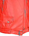 Красная куртка из эко-кожи Karl Lagerfeld kids | Фото 3