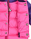 Розовый пуховый комбинезон Moncler | Фото 3