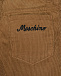 Вельветовые брюки коричневого цвета Moschino | Фото 4