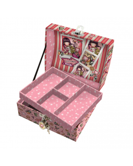 Розовая шкатулка Carousel 14.5 x 11.5 x 9 cm Santoro , арт. 701GJ10 | Фото 2