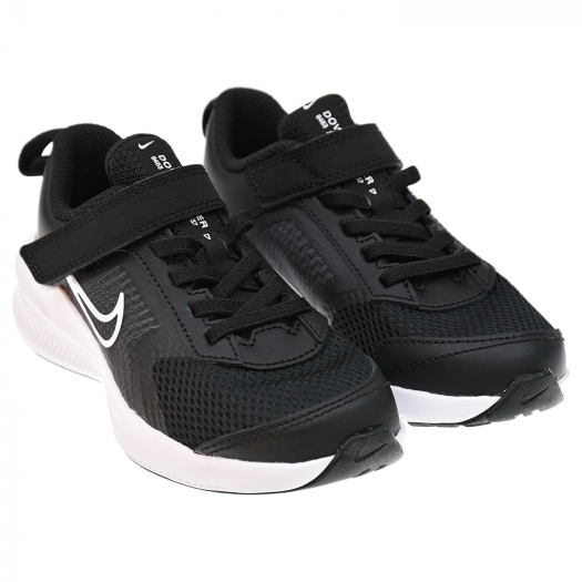 Черные кроссовки Downshifter 11 на липучках Nike | Фото 1