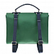 Зеленый ранец с принтом &quot;медали&quot;, 34х12х25 см Dolce&Gabbana | Фото 5