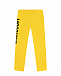 Леггинсы с вертикальным лого, желтые Moschino | Фото 2