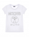 Белая футболка со стразами Moschino | Фото 1